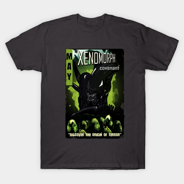 Alien T-Shirt by mephobiadesigns